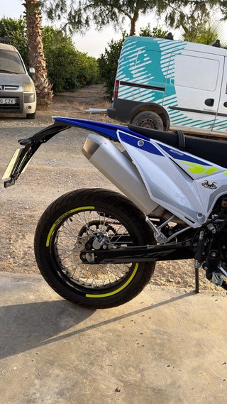 Sherco 125 4T Supermotard Azul/Blanco