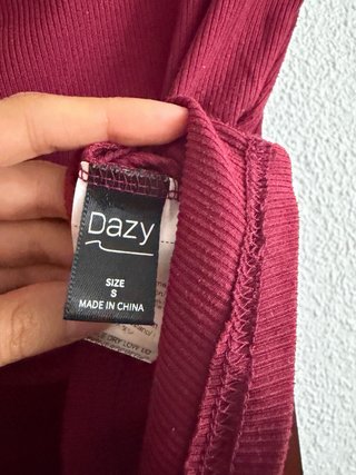 Camiseta manga larga granate