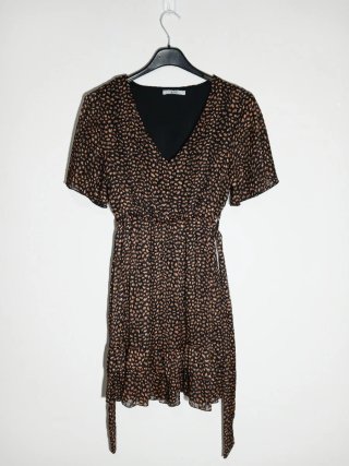 Vestito corto Zuiki fantasia leopardata