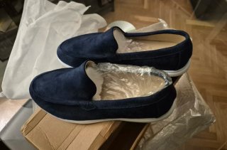 Mocasines azul oscuro Talla 44 a estrenar
