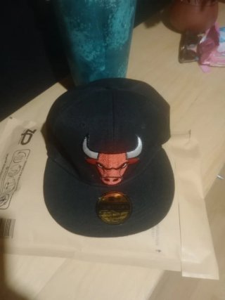 Gorra New Glory Chicago Bulls Negra