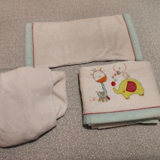 Juego sábanas de invierno para cuna de viaje