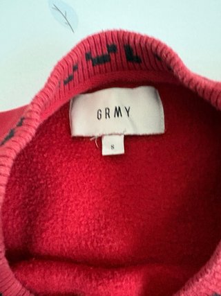 Sudadera Grimey Roja Bordada
