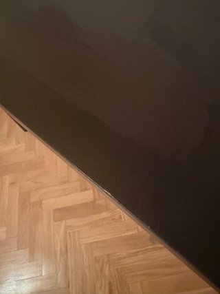 Escritorio Ikea Negro ajustable en altura