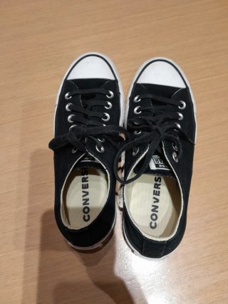 Zapatillas Converse All Stars Lona Negras original