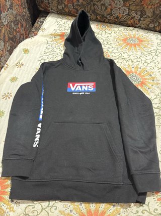 Sudadera Vans Niños Negra
