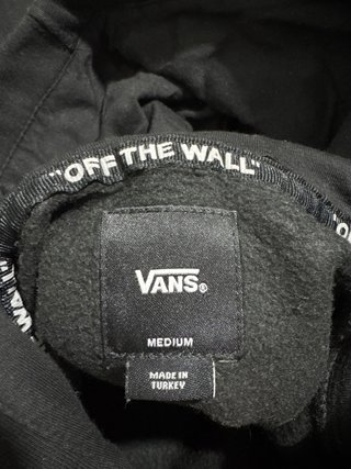 Sudadera Vans Niños Negra