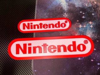 Logo Nintendo NES Stampa 3D