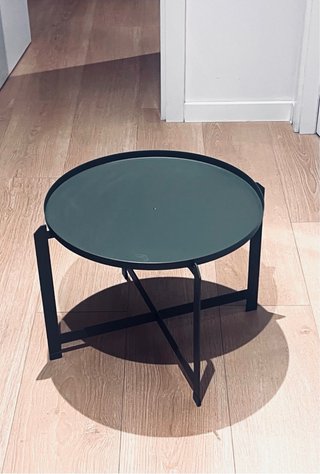 Mesa auxiliar JYSK BORRE verde metal