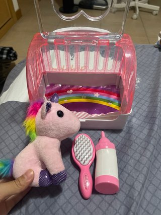 Juguete Unicornio con Transportín y Accesorios