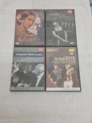 DVDs Música Clásica: Callas, Stokowski, Verdi