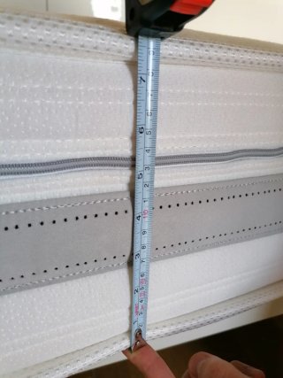 Letto con rete e materasso