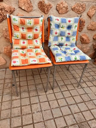 Juego de 2 Sillas Naranja
