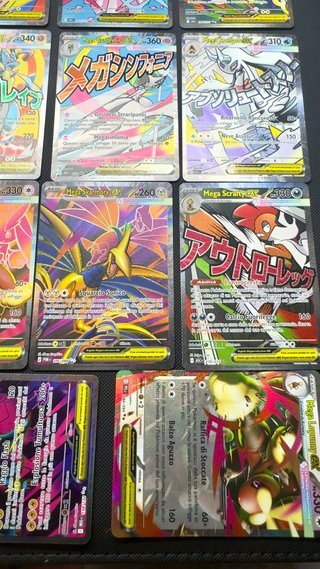 Lotto Carte Pokemon Mega EX Italiane Mega Lucario