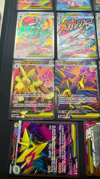 Lotto Carte Pokemon Mega EX Italiane Mega Lucario