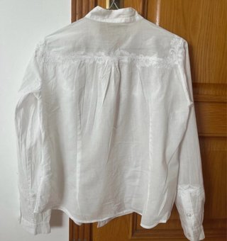 Blusa Blanca Purificación García Bordados