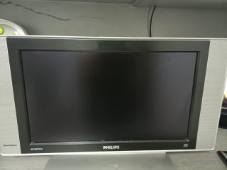 TV Philips 25 Plata y Negro