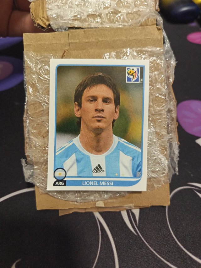 Cromo Messi Argentina Mundial 2010