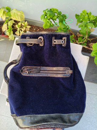 Mochila Miu Miu Azul Marino