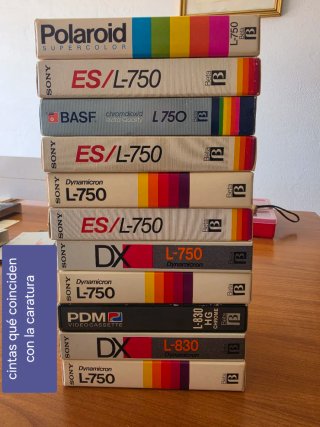 Lote de 18 Cintas Betamax