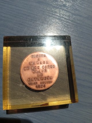 Medalla Bronce Visita Málaga de los coros