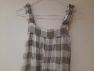 Vestido largo cuadros boho chic + REGALO