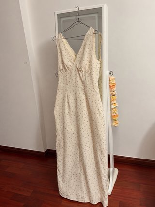 Vestido Maxi floral - Cottagecore/Vintage S