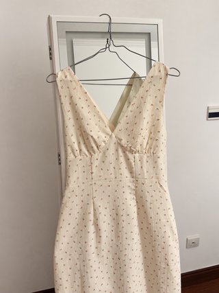Vestido Maxi floral - Cottagecore/Vintage S