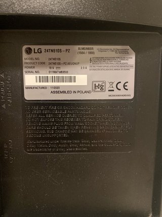 TV Smart LG 24 24TN510S-PZ