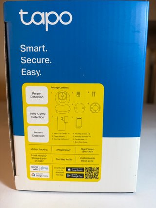 Cámara Wi-Fi TP-Link Tapo C210 2K + MicroSD 32GB