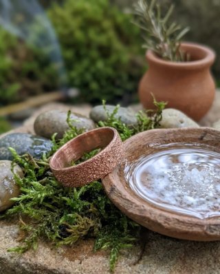Anillo / Colgante Cobre Hecho a Mano ritualizado