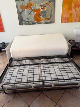 Divano letto Poltronesofà 2 posti - Beige / Tortor