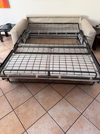 Divano letto Poltronesofà 2 posti - Beige / Tortor