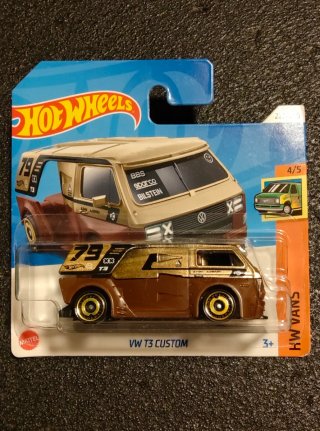 Lote 4 Hot Wheels VW T3 Custom y T2 Pickup