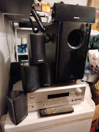 Receptor Home Cinema Onkyo Plata