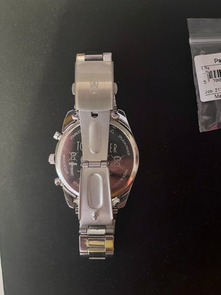 Reloj Pandora azul y plateado