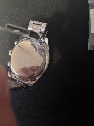Reloj Pandora azul y plateado