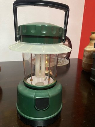 Farolillo de camping verde