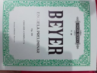 Libro Piano Beyer Escuela Preliminar Op. 101