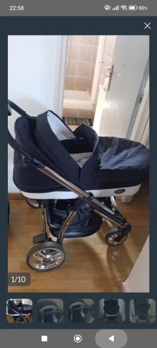 Silla de paseo negra