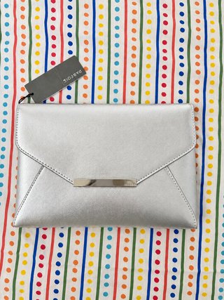 Bolso de fiesta plateado Parfois