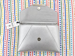 Bolso de fiesta plateado Parfois