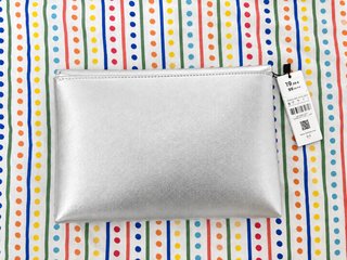 Bolso de fiesta plateado Parfois