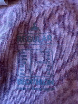 Camiseta Domyos rosa manga corta