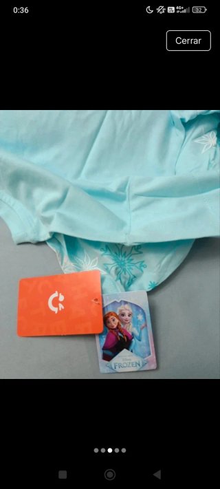 Vestido Frozen Disney Niña