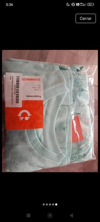 Vestido Frozen Disney Niña