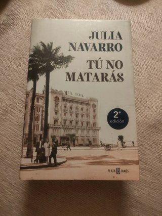 Libro Tú no matarás Julia Navarro pasta dura
