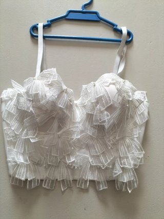 Elegante Top Blanco Tirantes Mujer