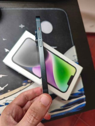 iPhone 14 128GB com caixa e cabo, bateria 86%