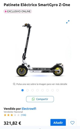 Patinete Eléctrico SmartGyro Z-One